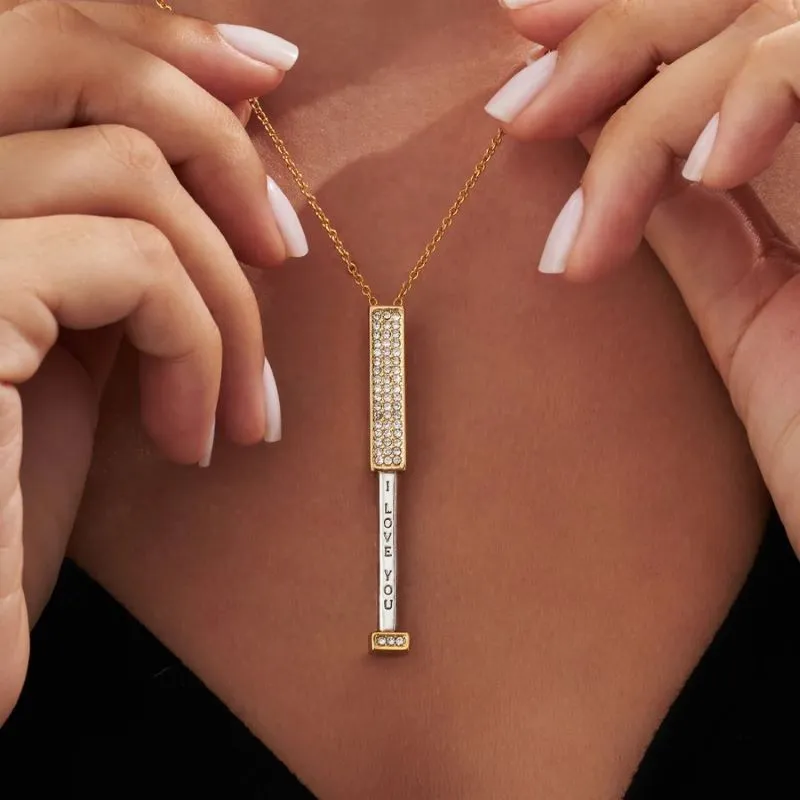 I love you necklace